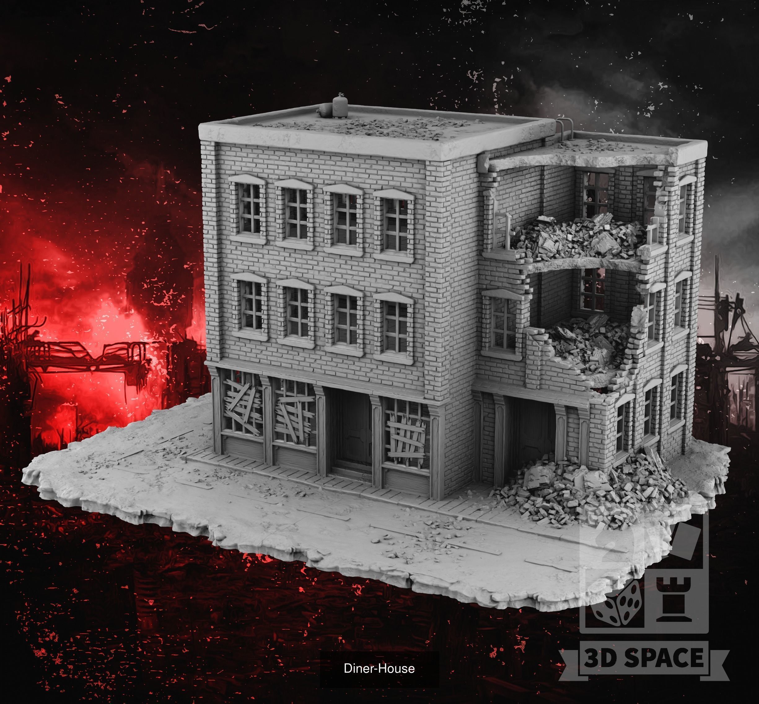 Zombie Apocalypse 3D Model Collection_10