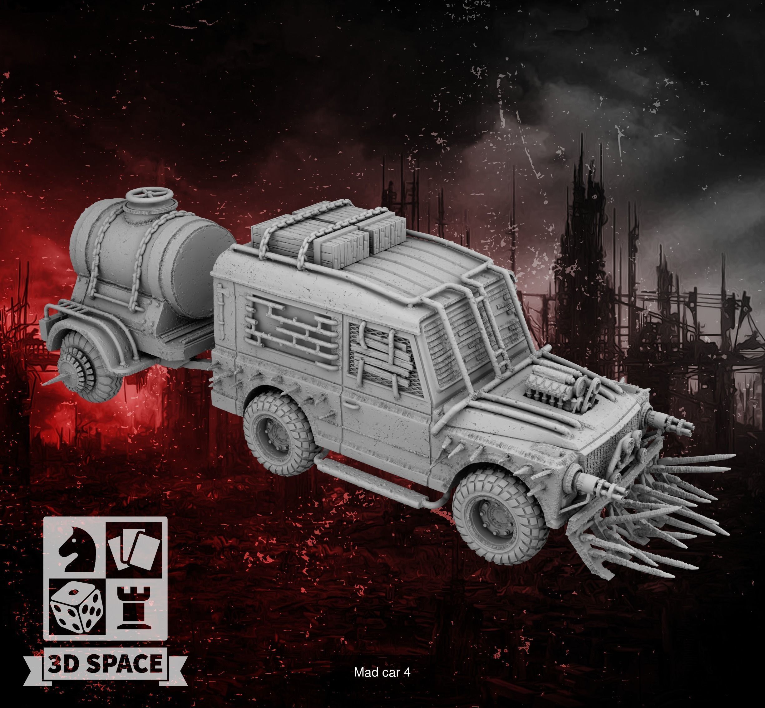 Zombie Apocalypse 3D Model Collection_19