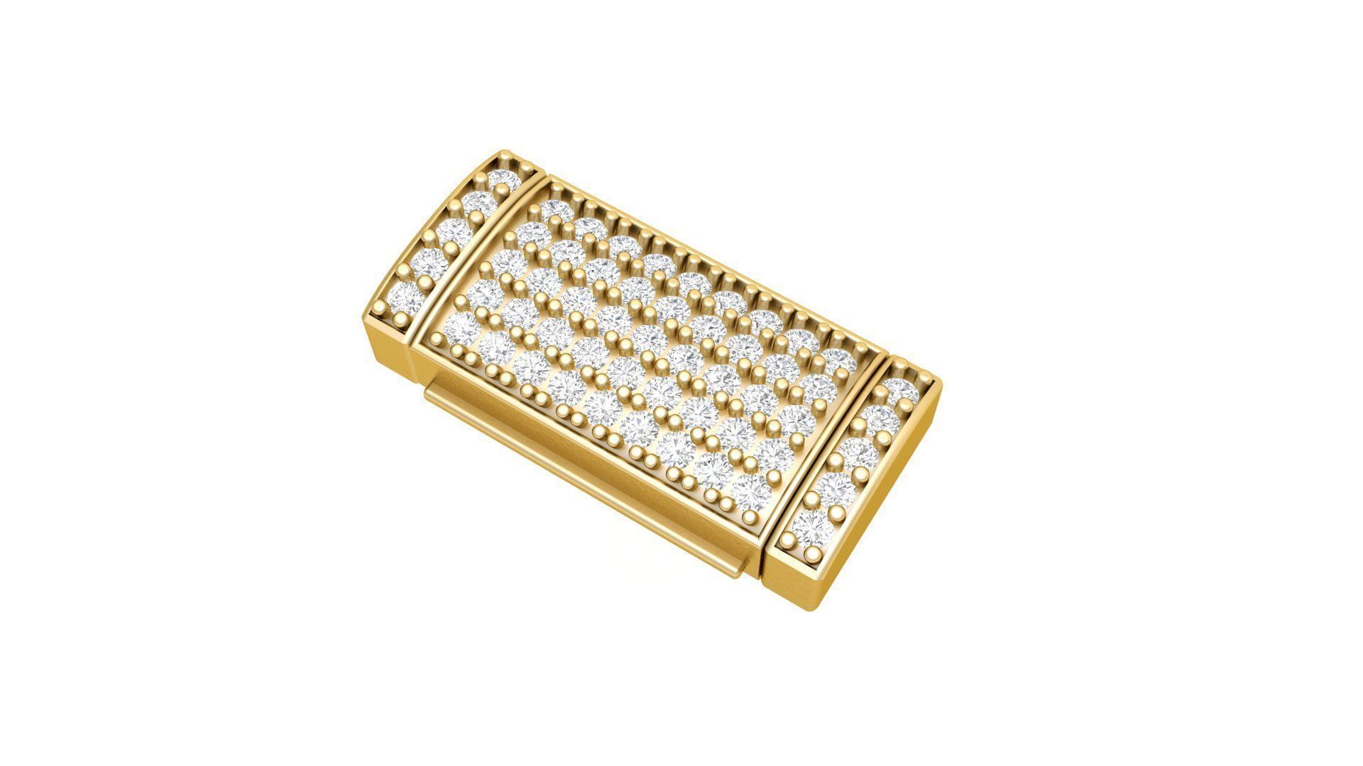 11MM Diamond Bracelet Lock Box Type 2  3D print model_9