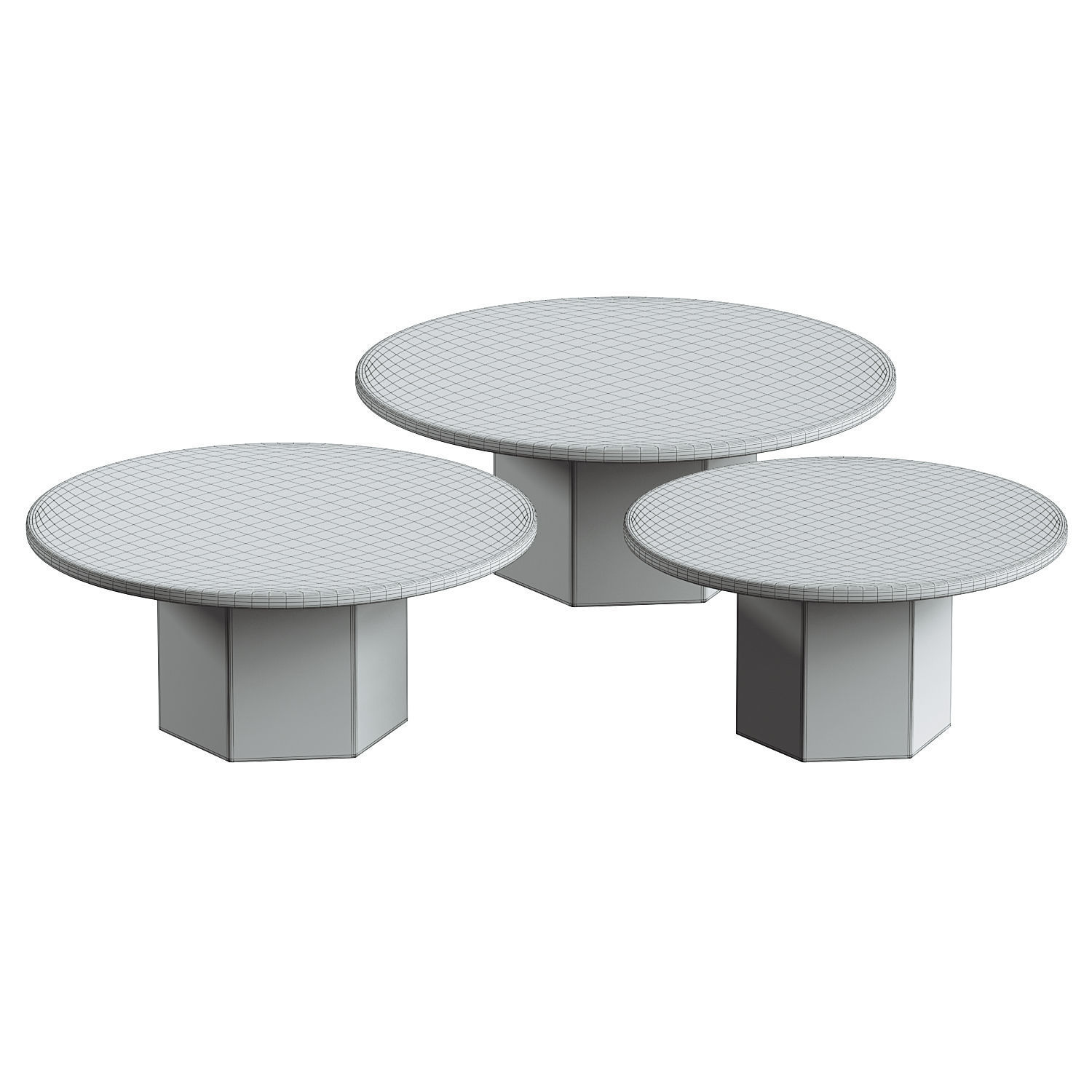 AUDREY TRAVERTINE COFFEE TABLE 3D model_4