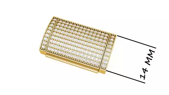 14 MM Diamond Bracelet Lock Box Type 2