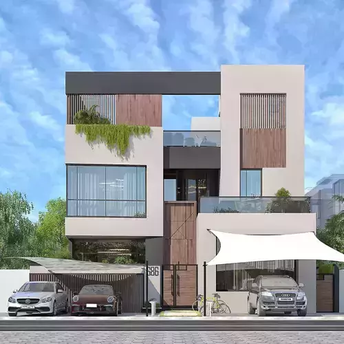 Modern Exterior Villa 01