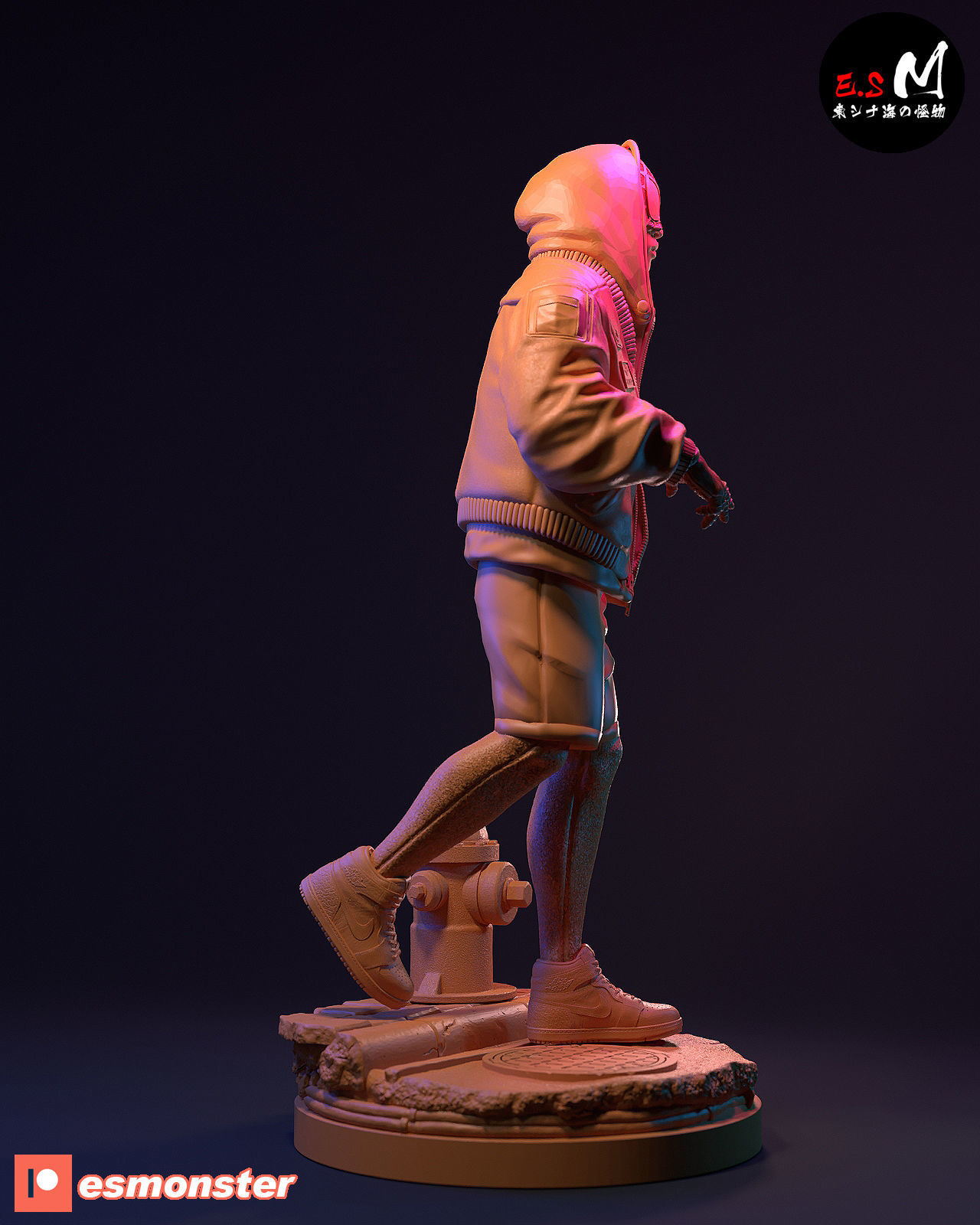 Spiderman Miles Morales CHARACTER BY ESM 3D print model_12