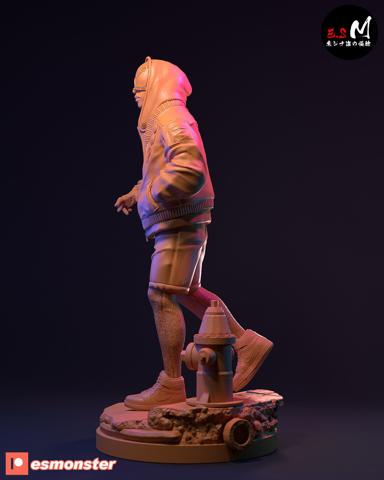 Spiderman Miles Morales CHARACTER BY ESM 3D print model_11