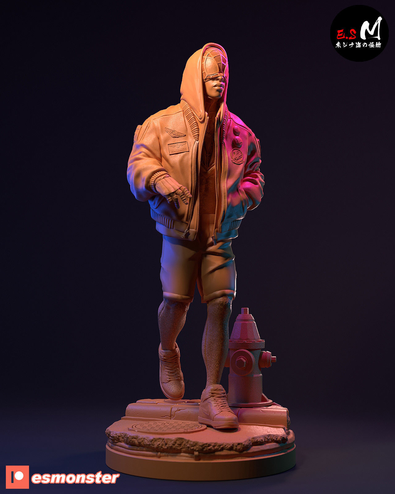 Spiderman Miles Morales CHARACTER BY ESM 3D print model_10