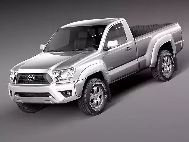 Toyota Tacoma 2012 single cab 3D Model