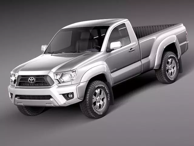 Toyota Tacoma 2012 single cab 3D Model 3D model