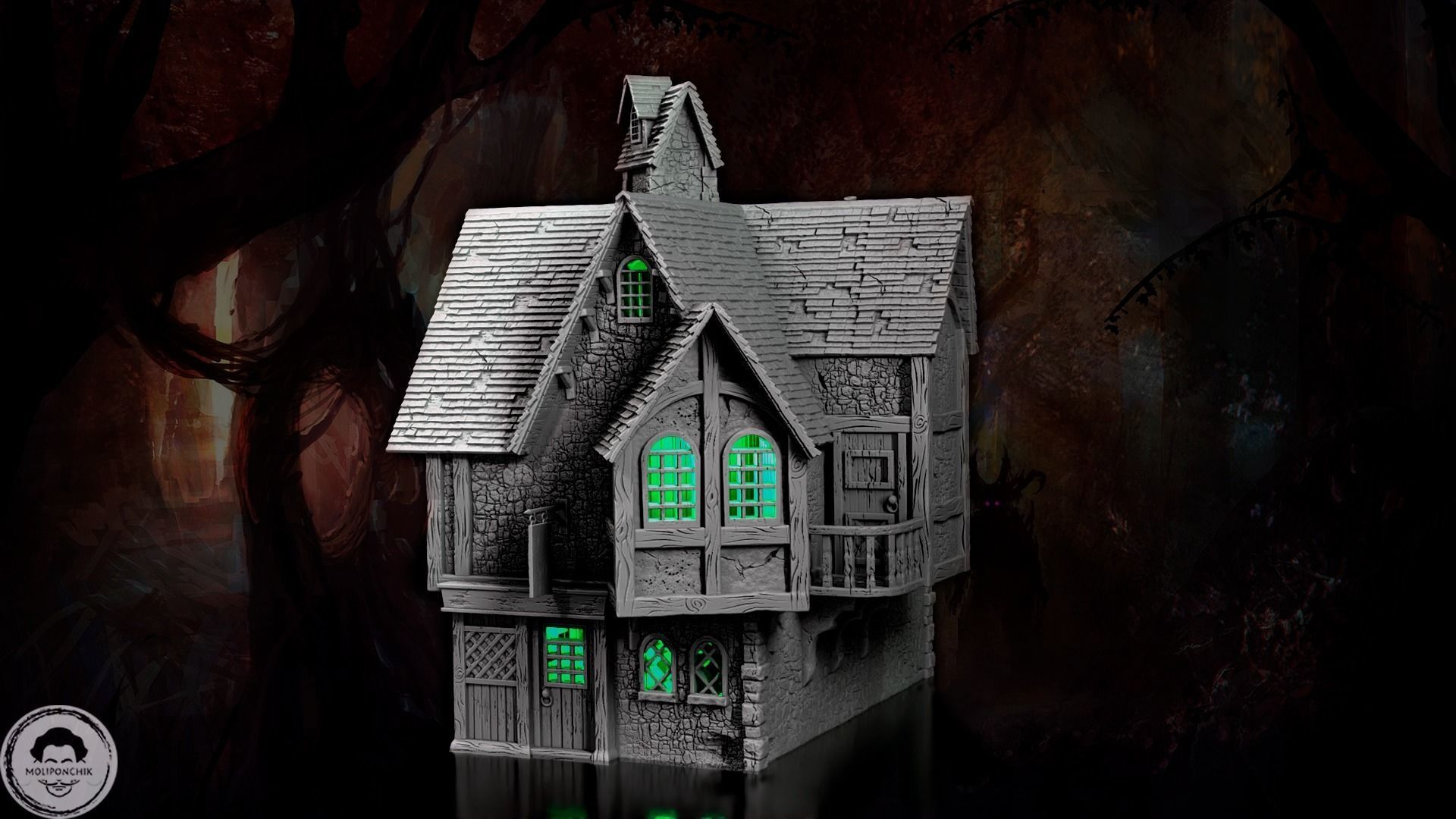 The Alchemists House 3D print model_2