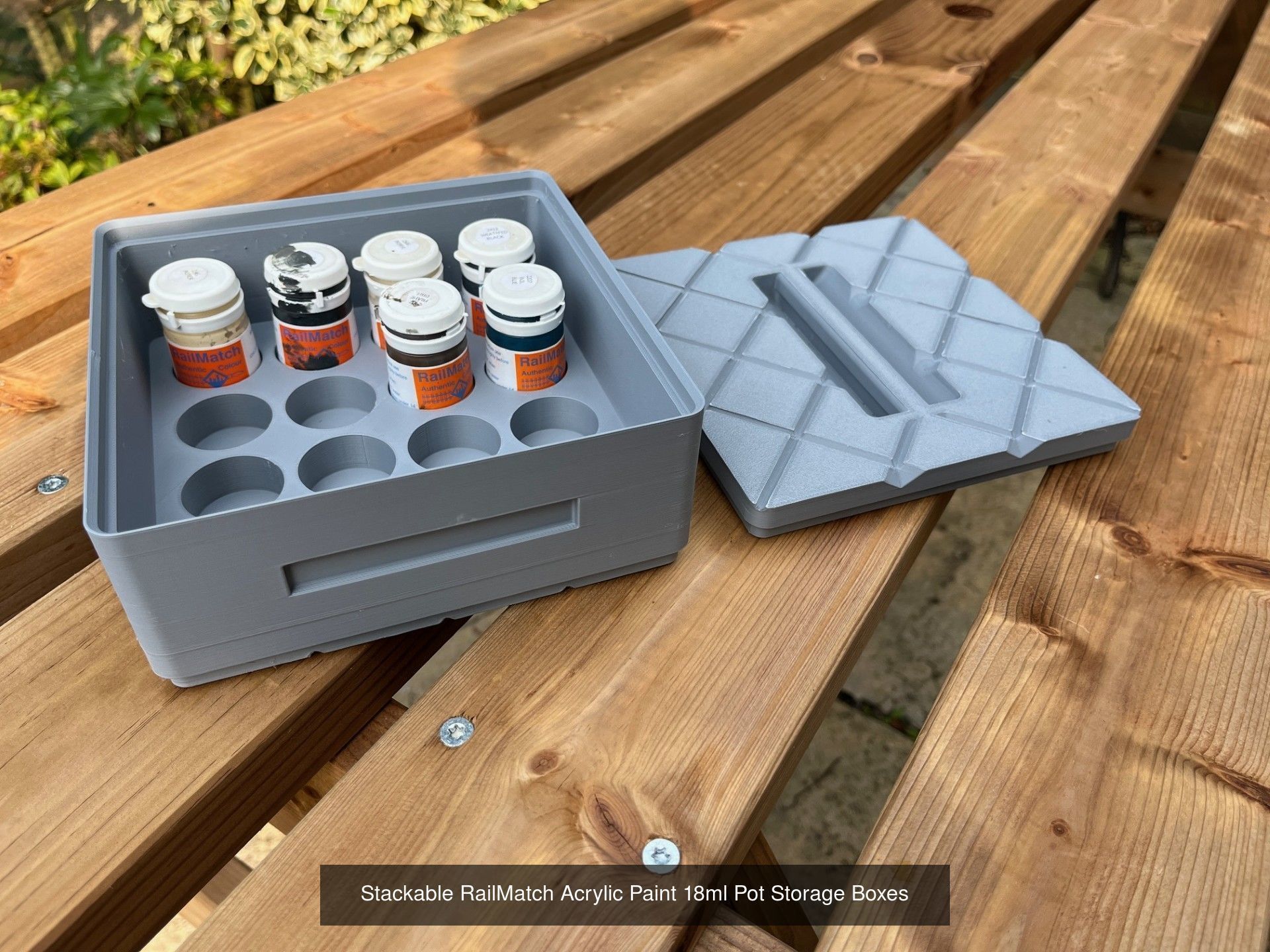 Collection of Paint Storage Boxes _6