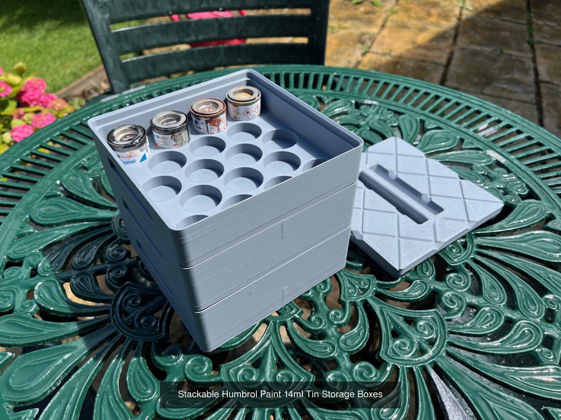 Collection of Paint Storage Boxes _13