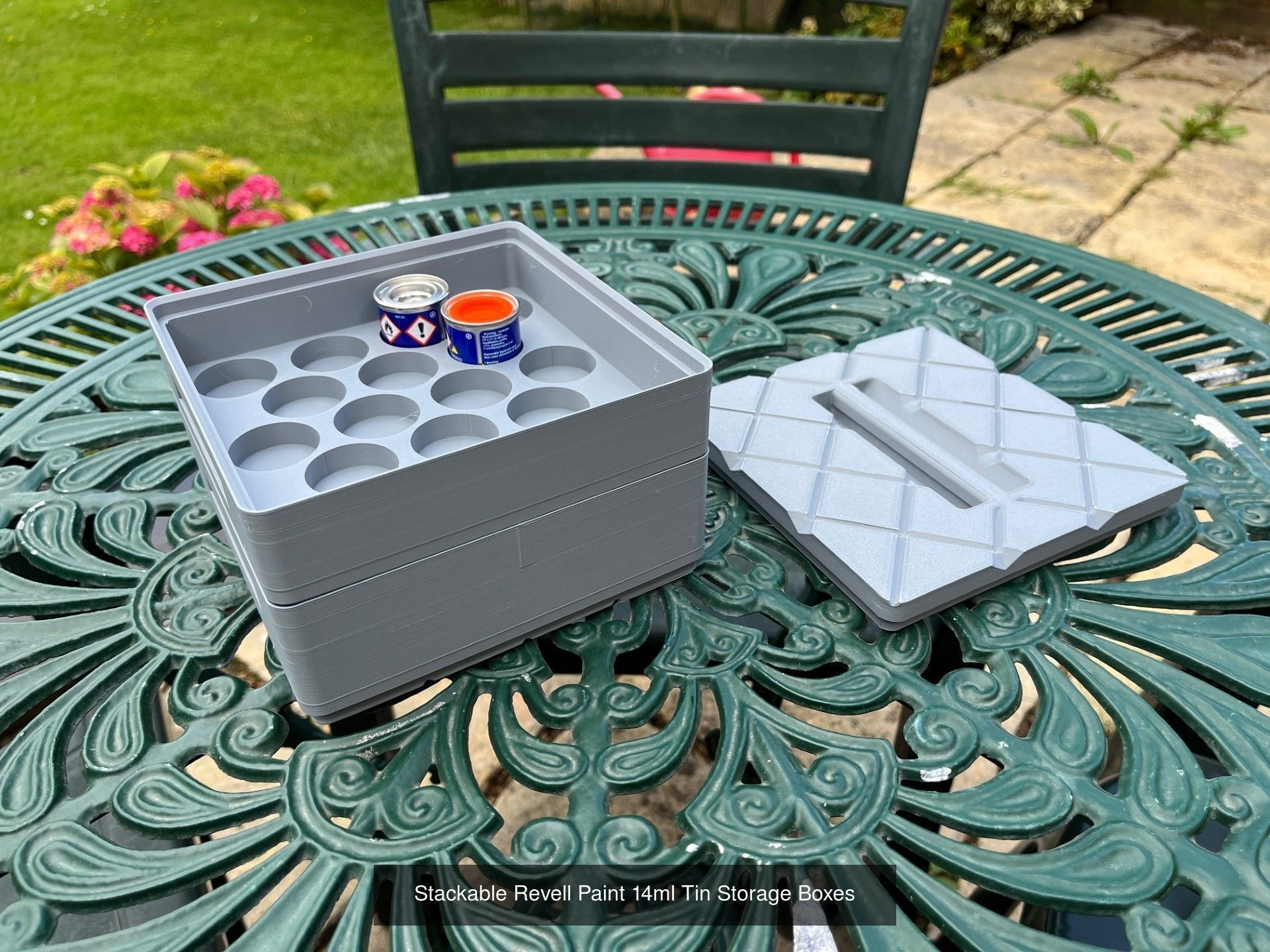 Collection of Paint Storage Boxes _14