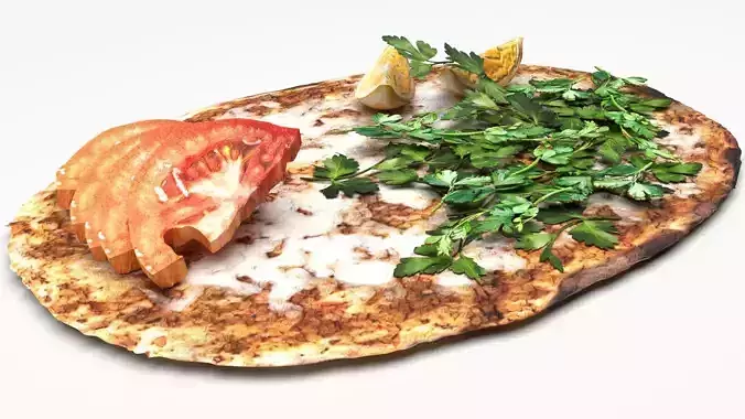 Turkish Lahmacun With Cheese