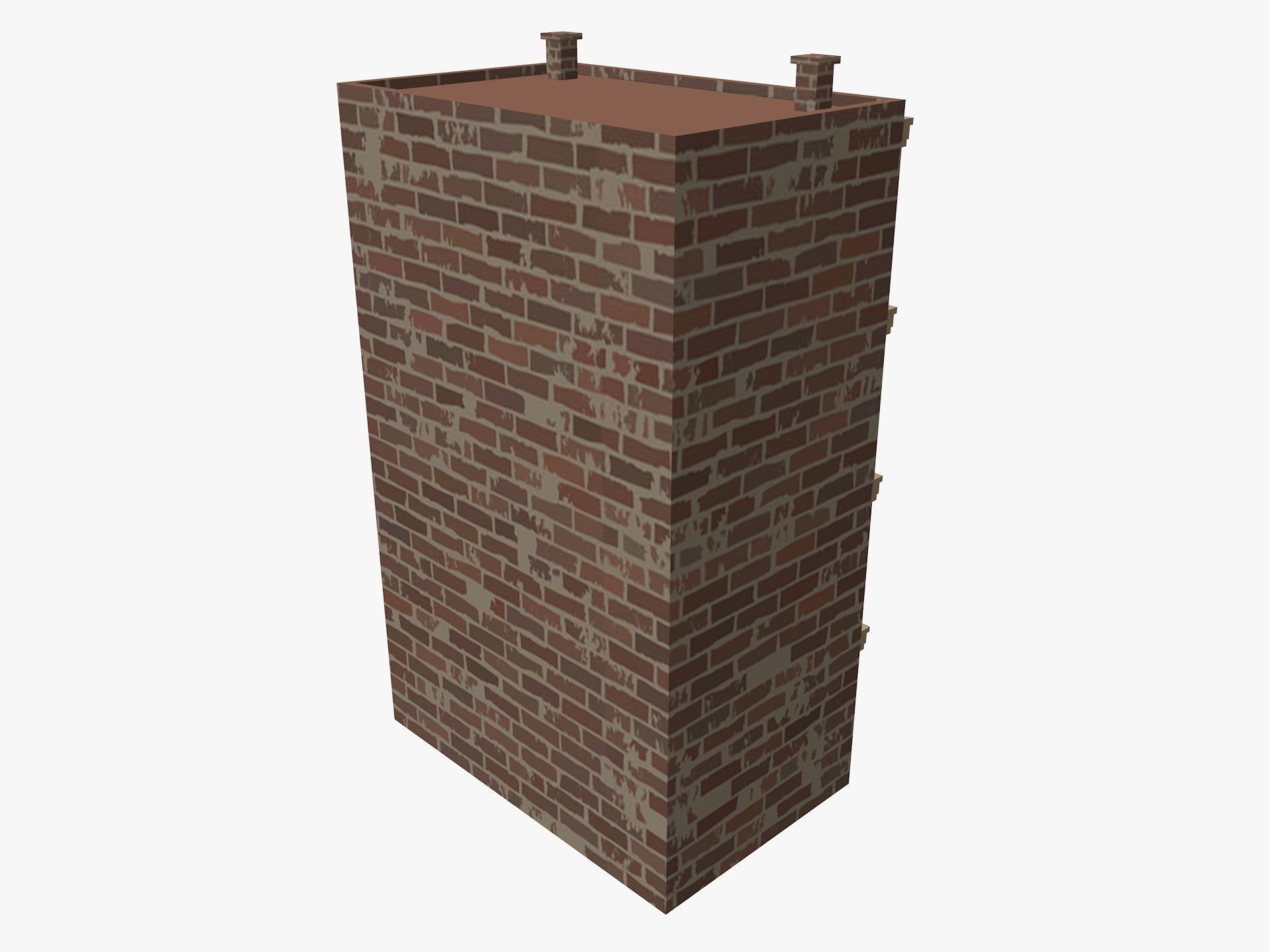 Cartoon Building 5 Low-poly 3D model_4
