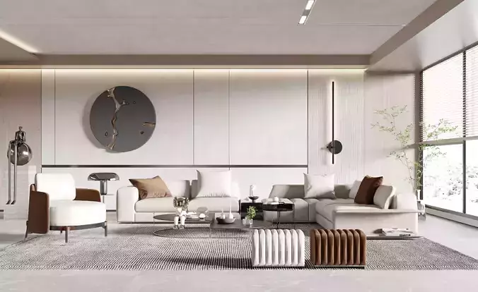 Modern style living room sofa