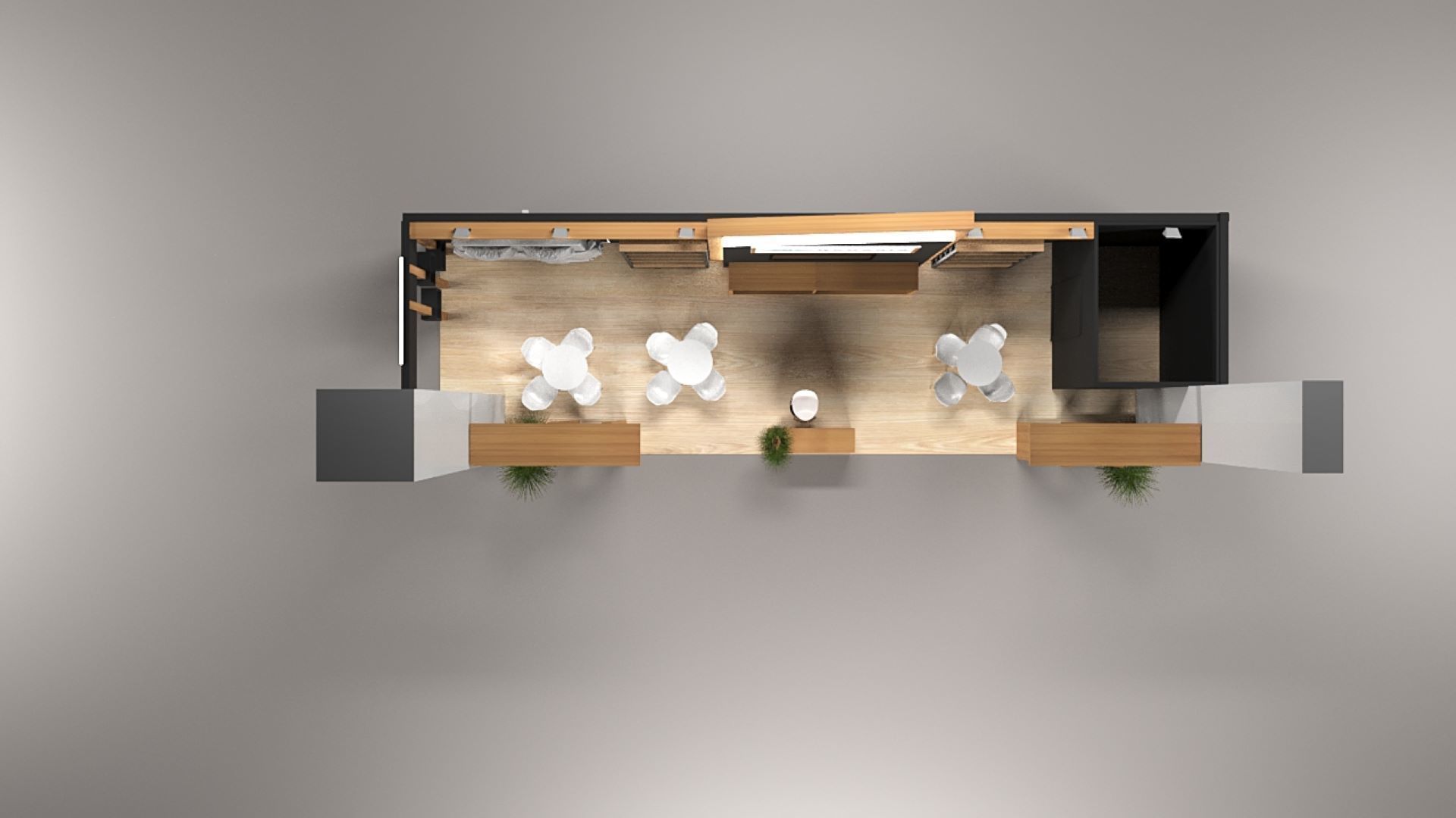 Exhibition booth design for textil fair 3D model_3