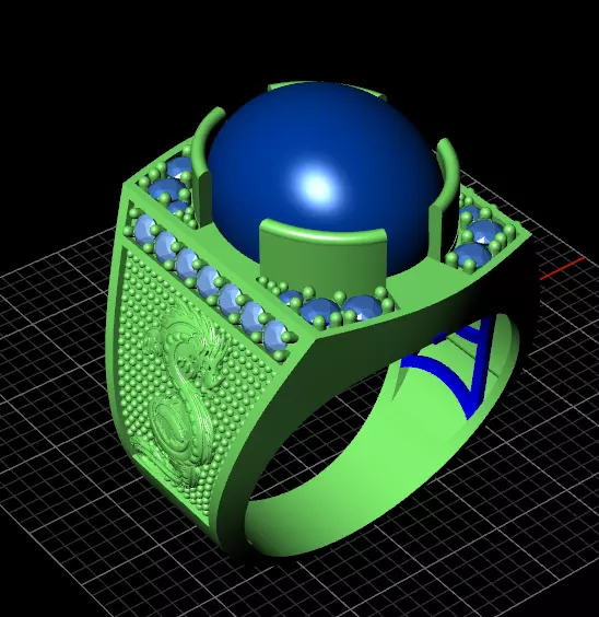 ring men 3D print model_0