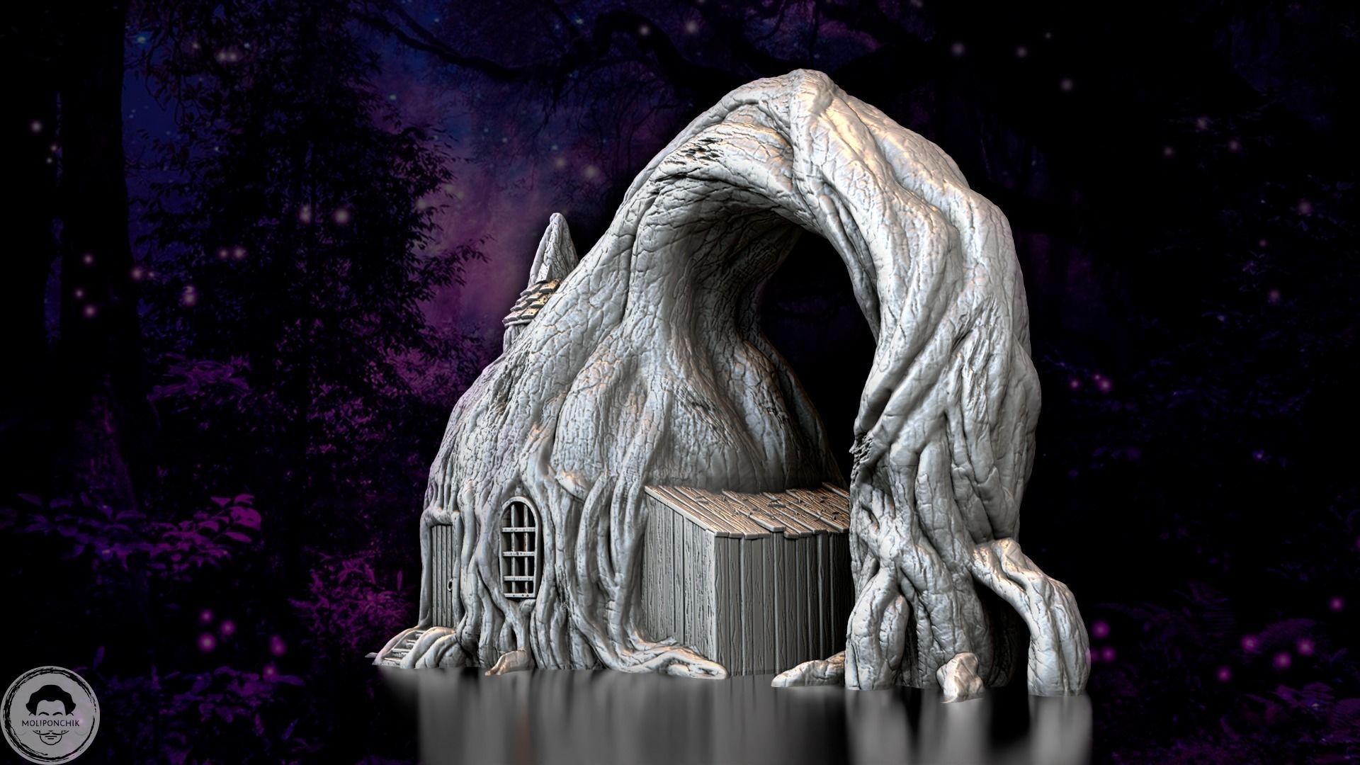 The Tree House 3D print model_2