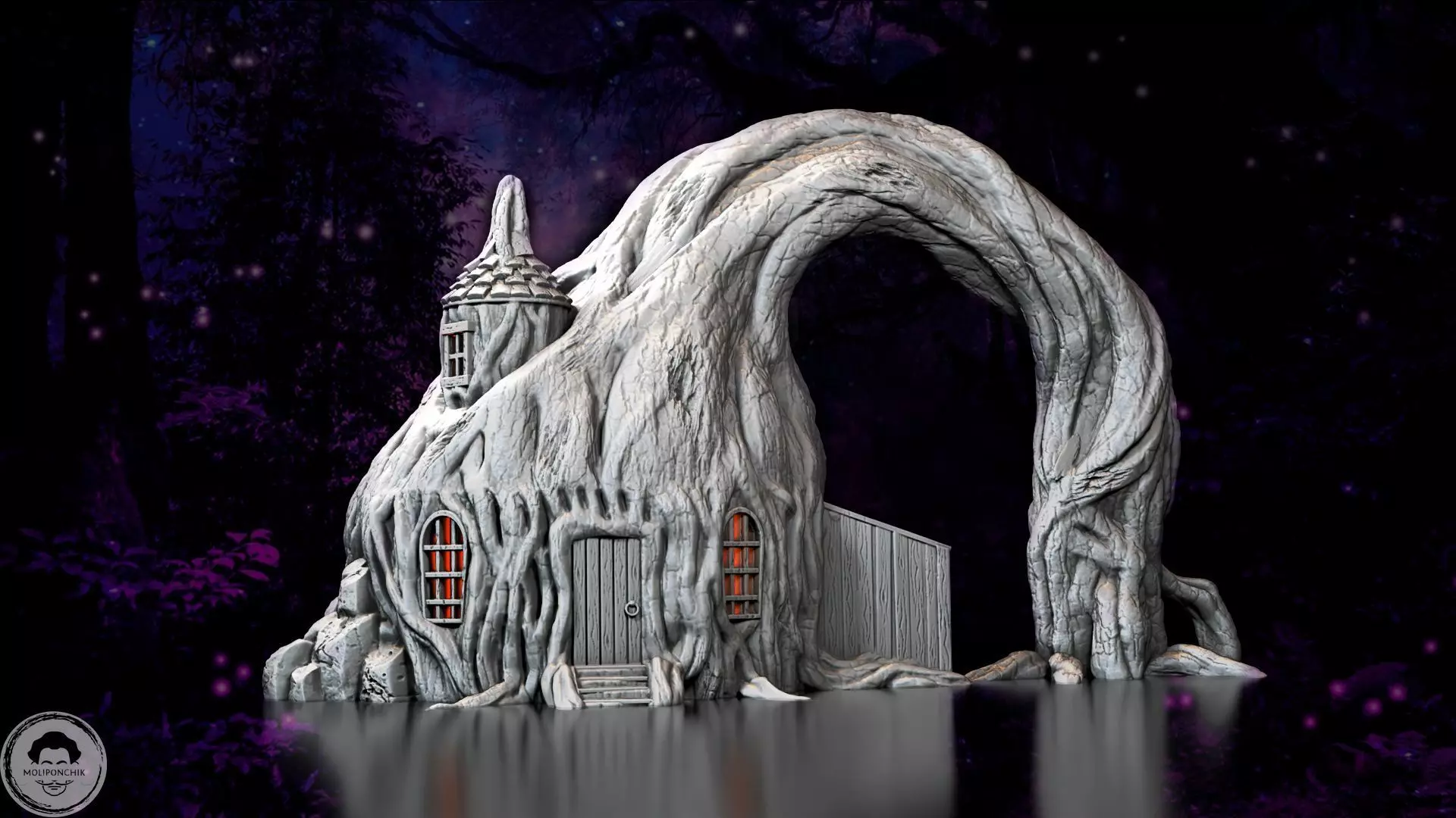The Tree House 3D print model_0