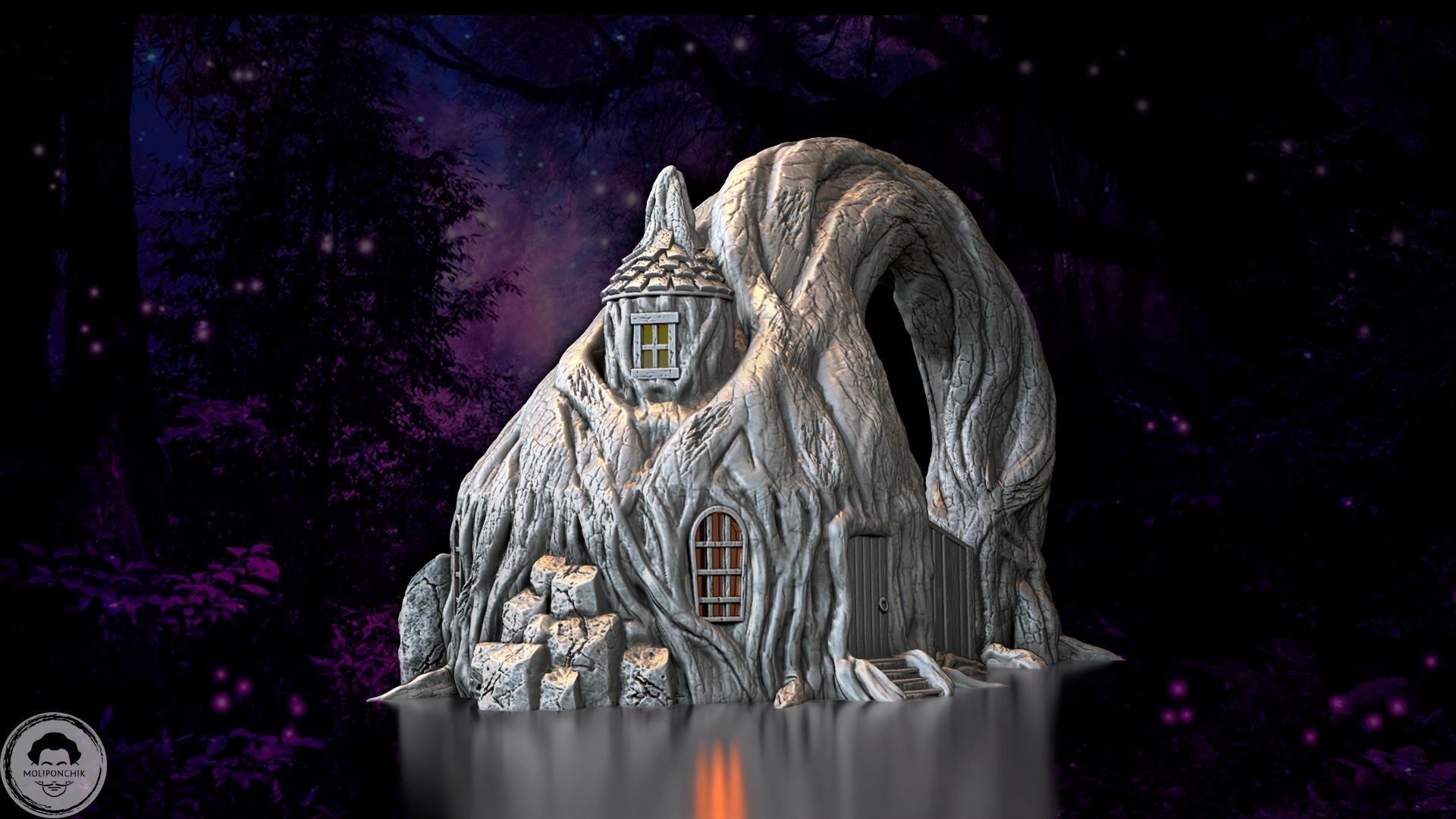 The Tree House 3D print model_1
