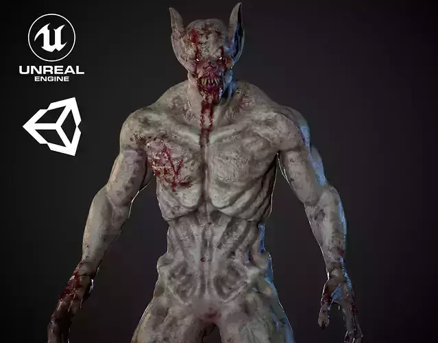 Vampire VOL2 Game Ready Low-poly 3D model