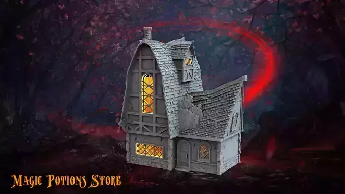 The Potion Sellers House 3D print model