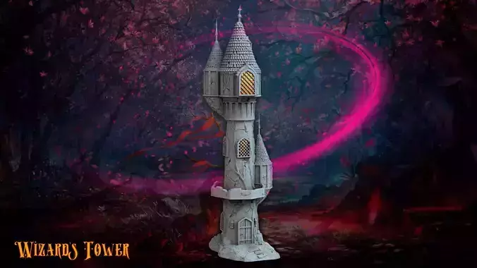 High Tower 3D print model