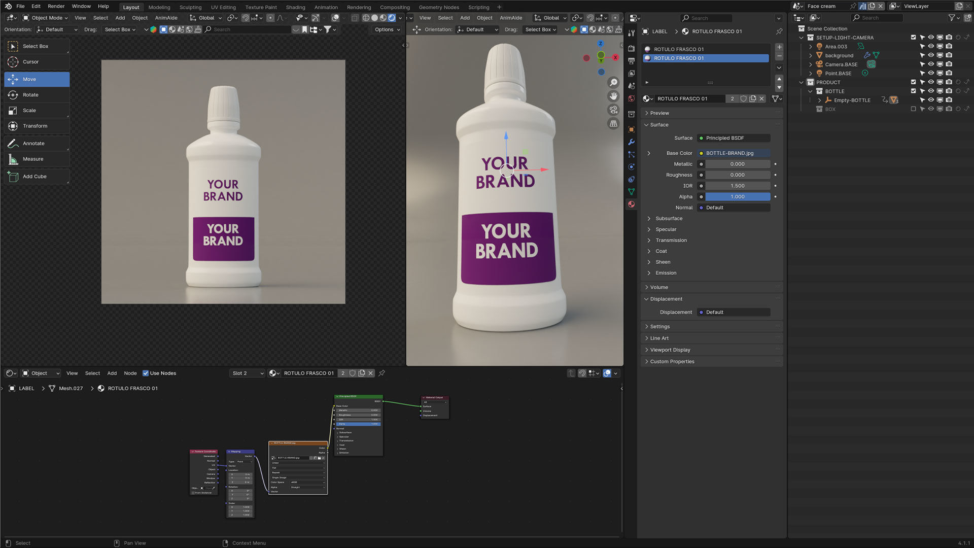 Product Cosmetic Box and Bottle 3D model_1