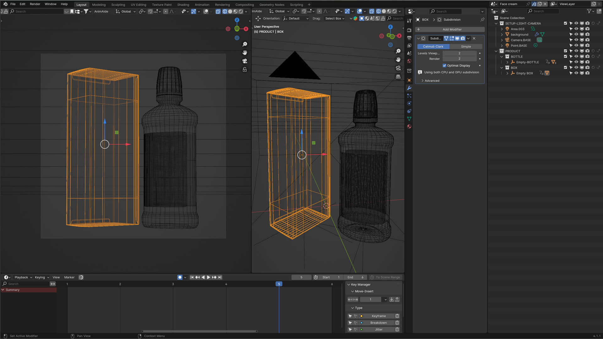Product Cosmetic Box and Bottle 3D model_7