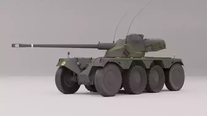 Panhard EBR 75 FL10 3D model