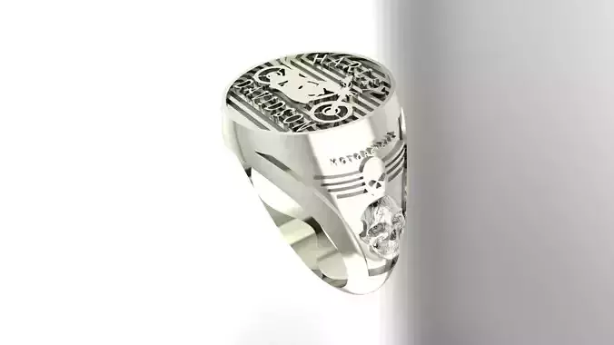Ring Harley Davidson Men s model Printing Model 3D print model Free 3D print model
