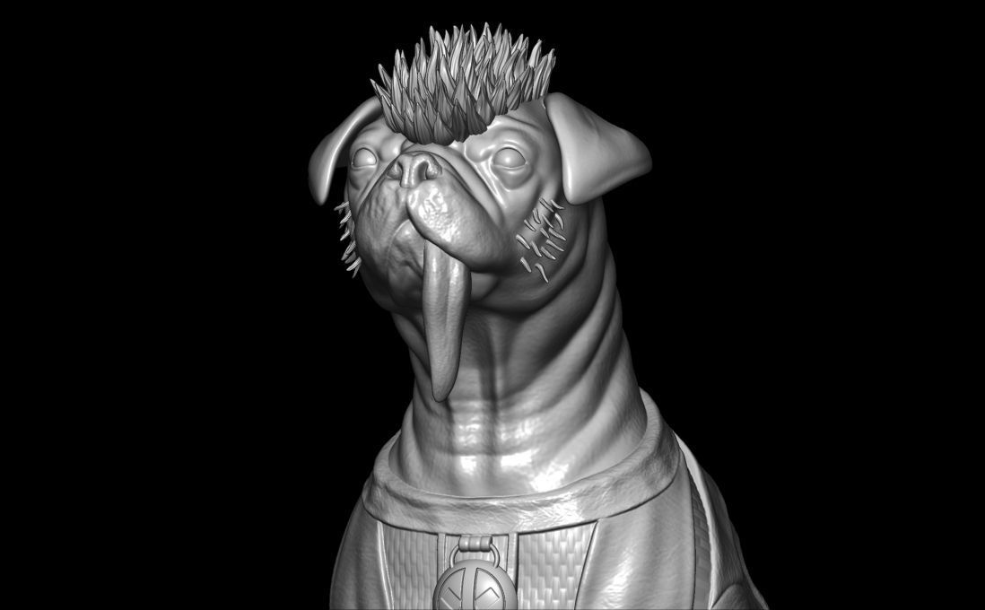 Dogpool 3D print model_8