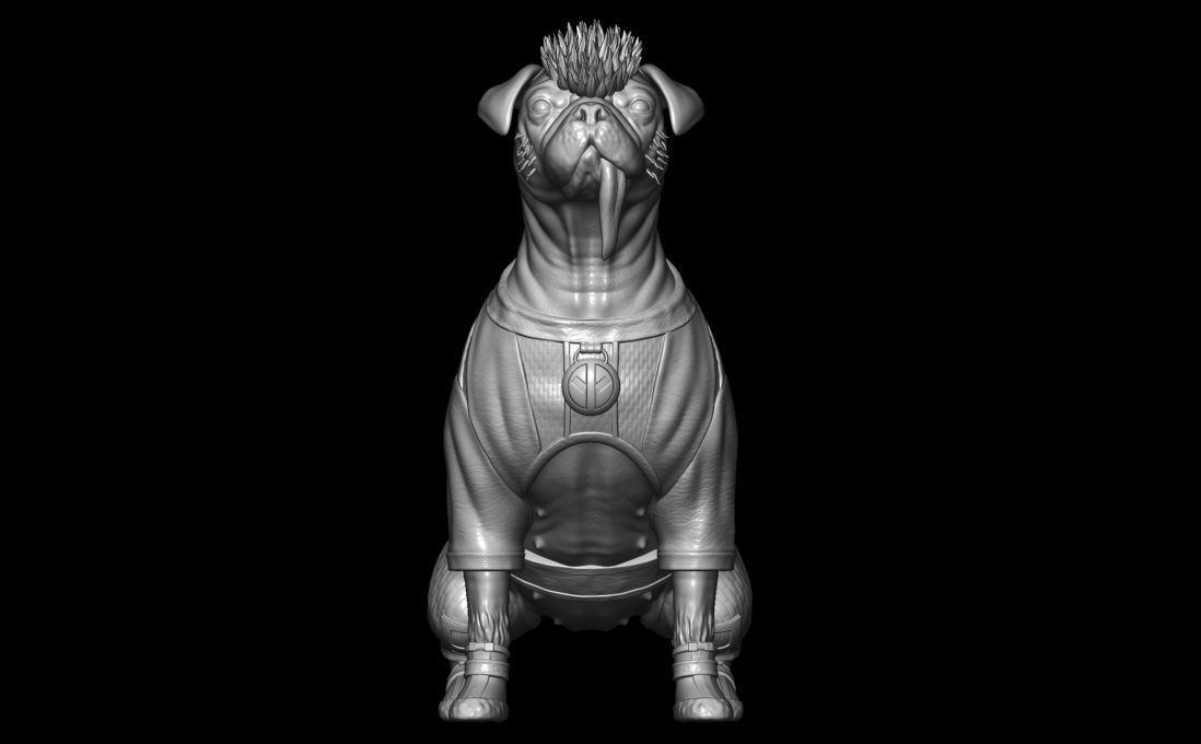 Dogpool 3D print model_6