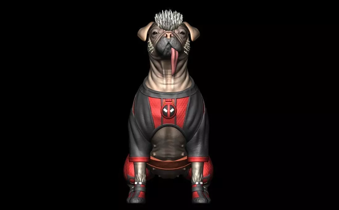 Dogpool 3D print model_0