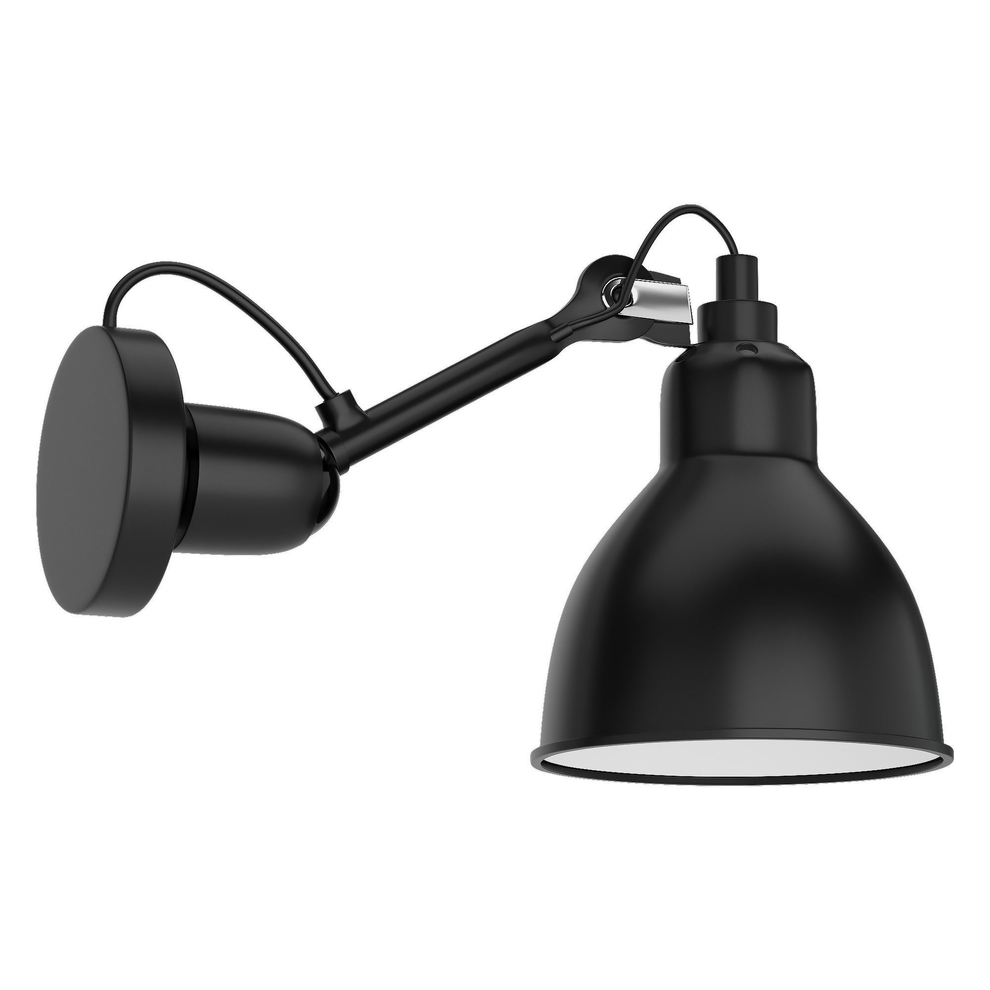 Nordic Rotatable Swing Arm WallCeiling Light S112 Low-poly 3D model_1