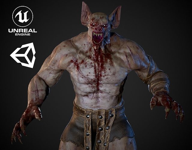 Vampire VOL3 Game Ready Low-poly 3D model