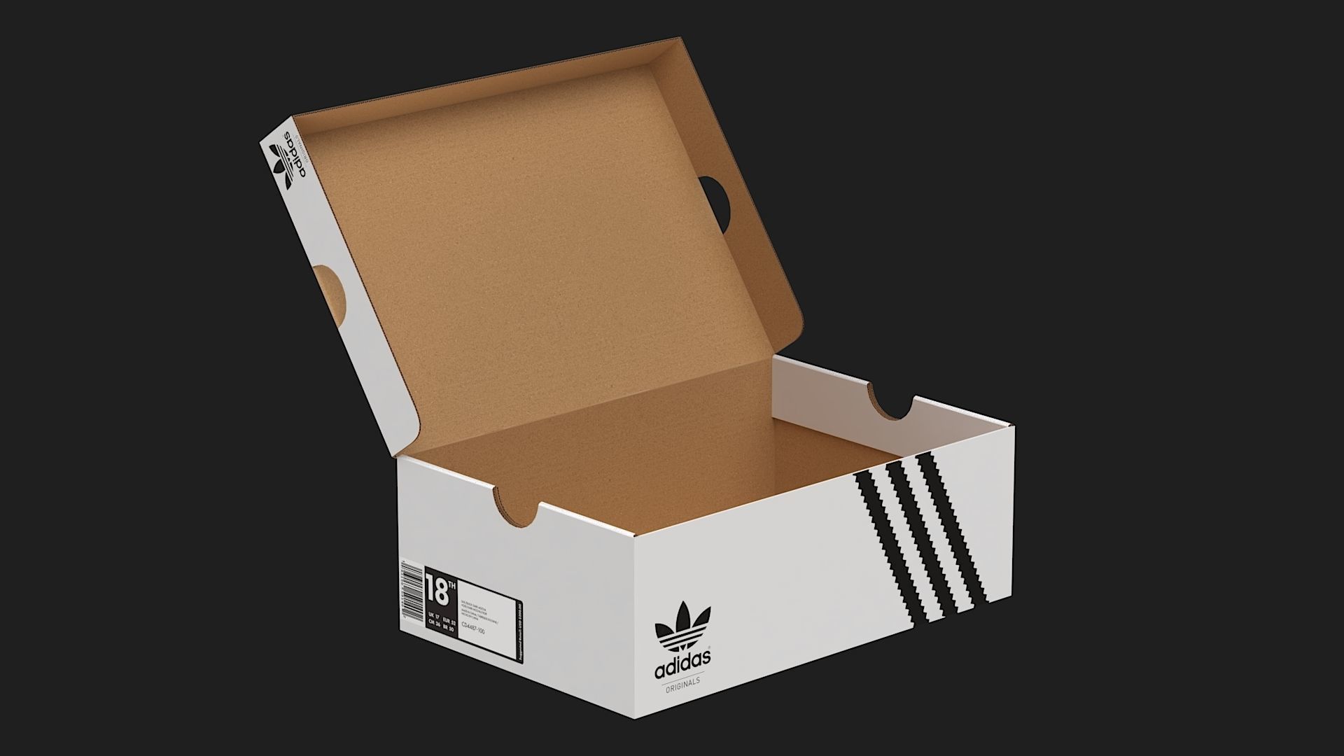Adidas Shoe Box Set PBR 3D Model Collection_8