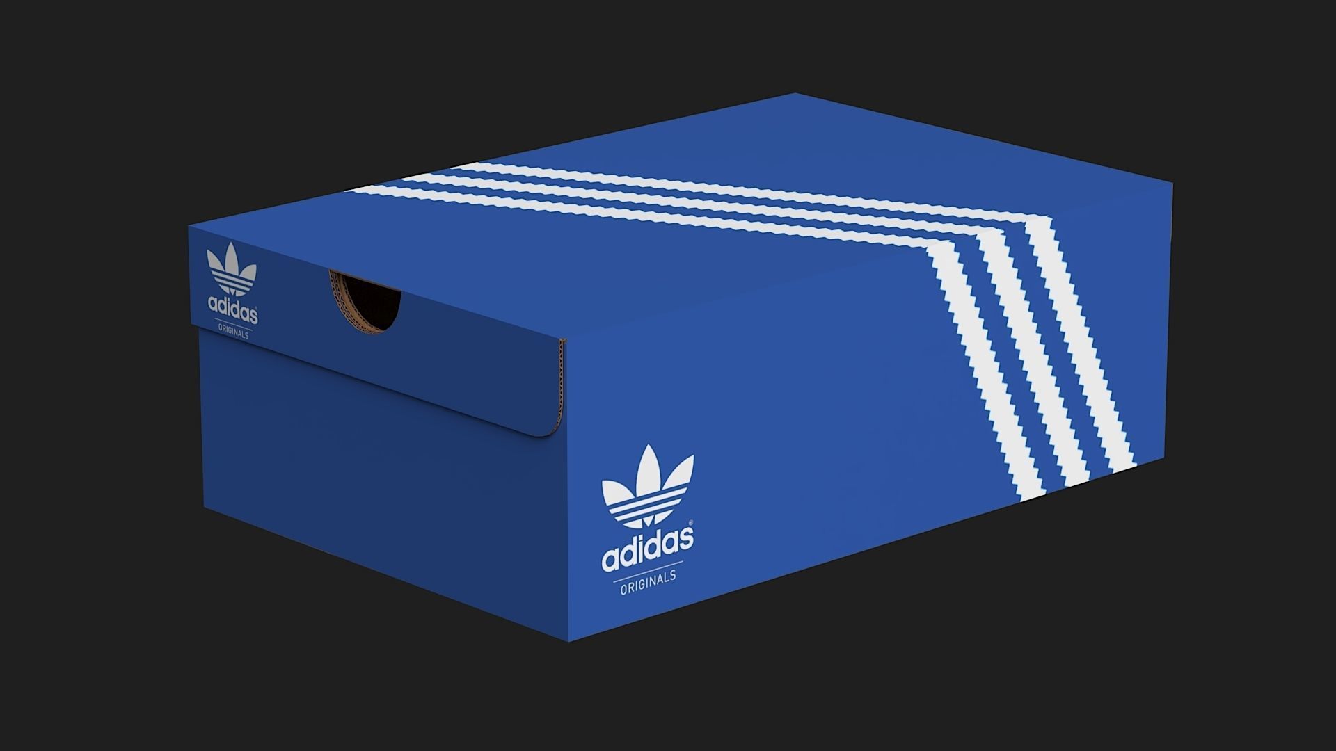 Adidas Shoe Box Set PBR 3D Model Collection_3