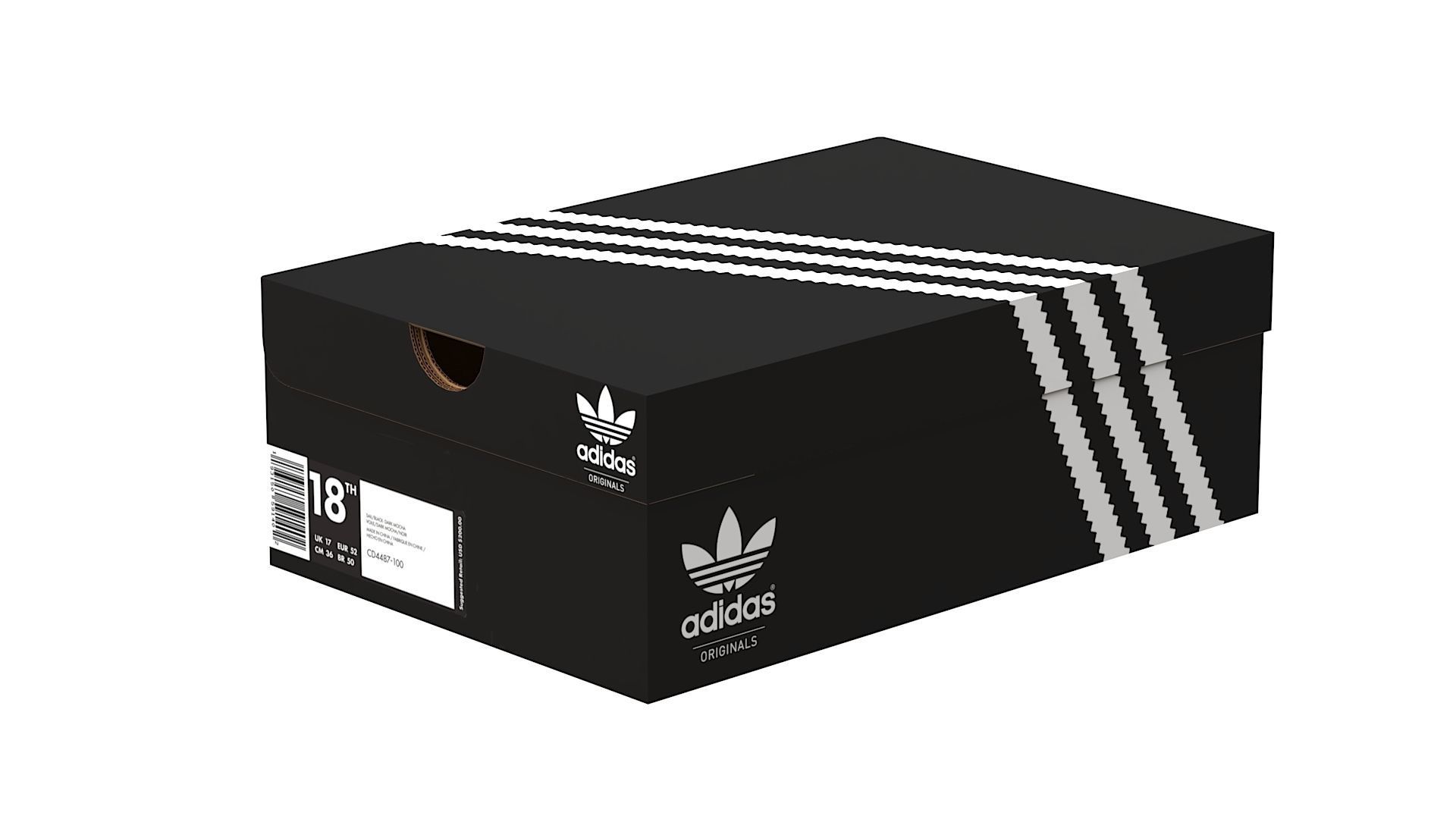 Adidas Shoe Box Set PBR 3D Model Collection_5