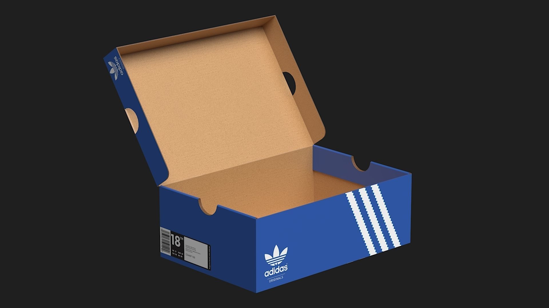 Adidas Shoe Box Set PBR 3D Model Collection_4