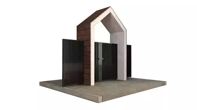 Entrance group to the residential complex