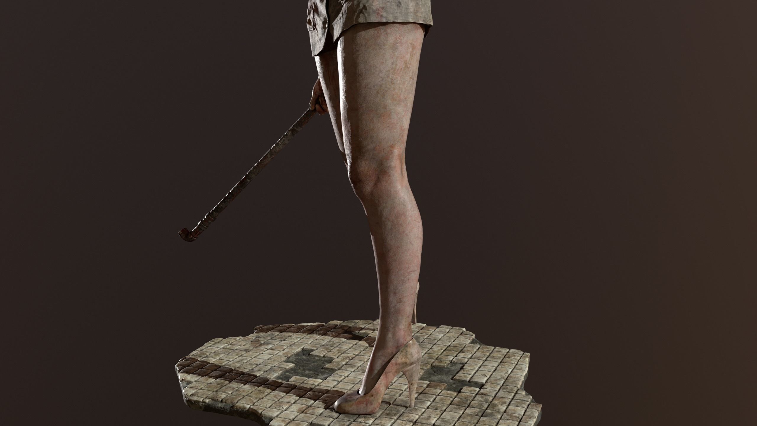 Bubble Head Nurse fan made - Silent Hill 2 3D model_12