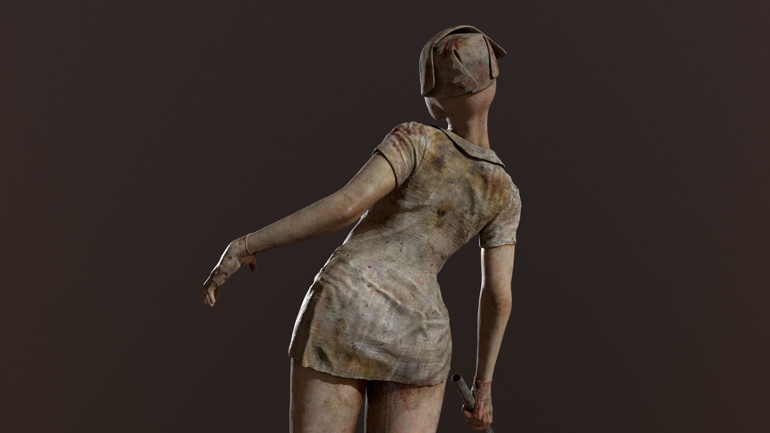 Bubble Head Nurse fan made - Silent Hill 2 3D model_7