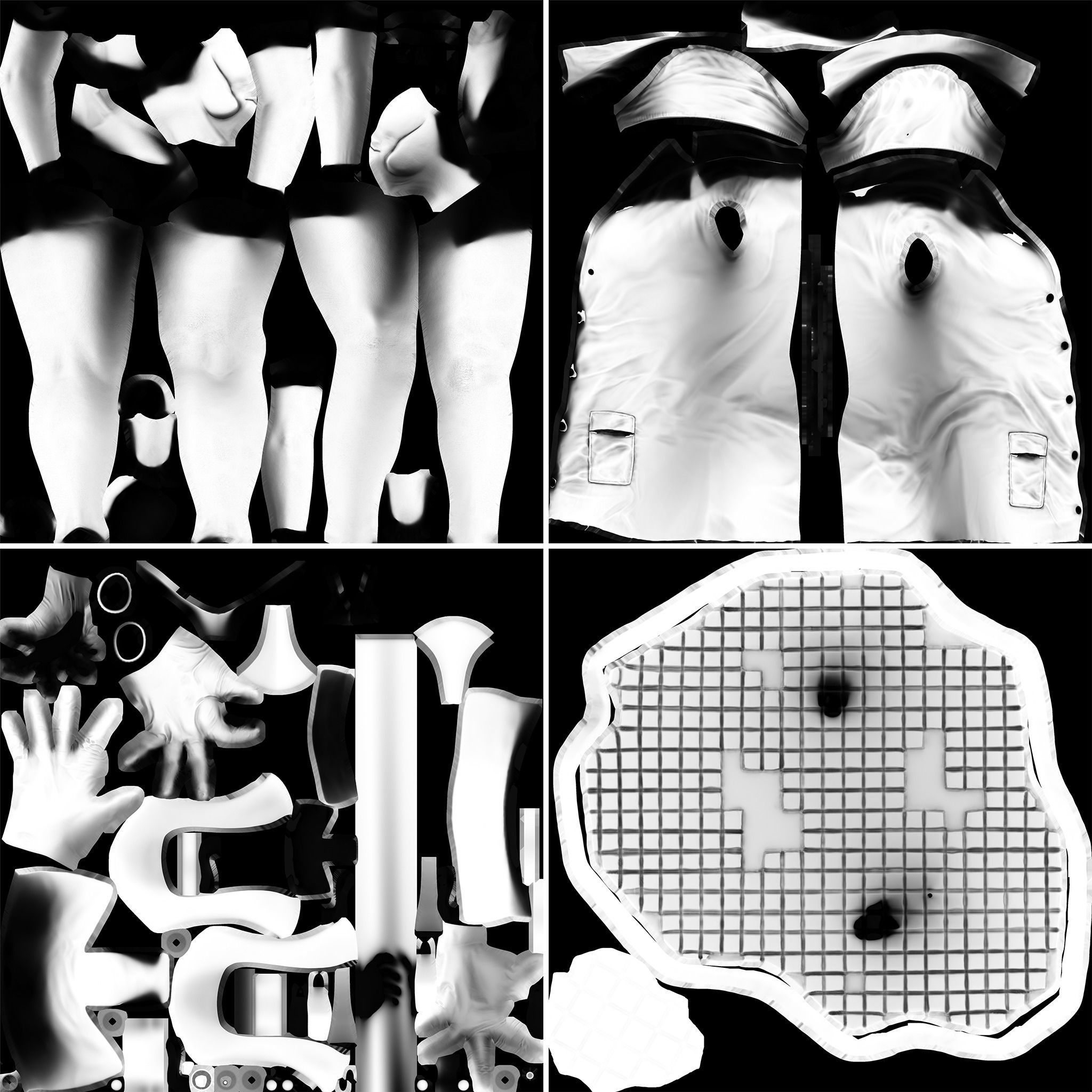 Bubble Head Nurse fan made - Silent Hill 2 3D model_13