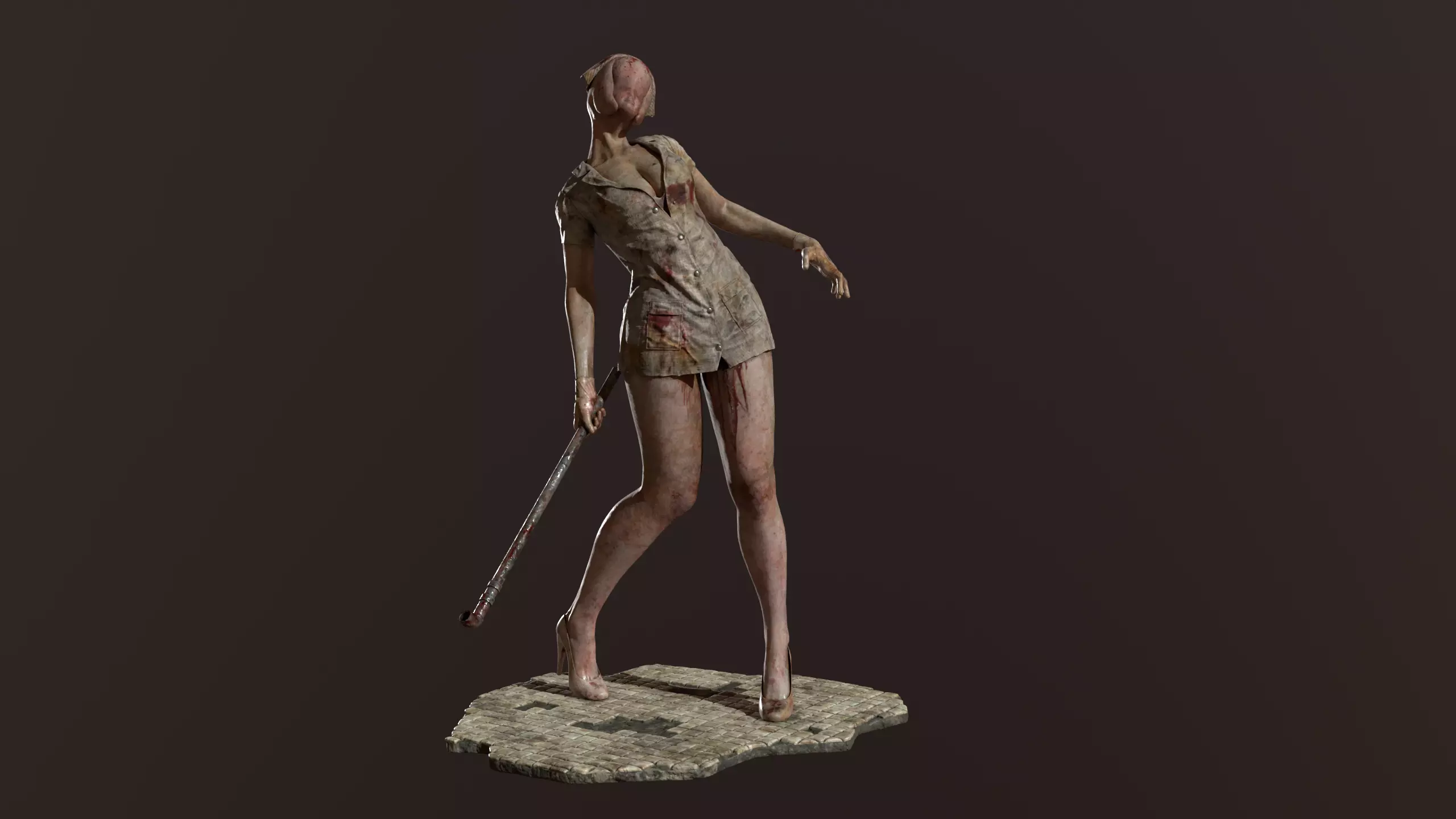 Bubble Head Nurse fan made - Silent Hill 2 3D model_0