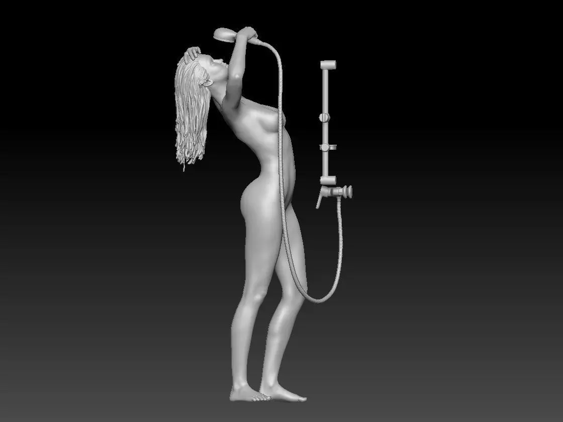 SHOWER GIRL 1 3D print model_0