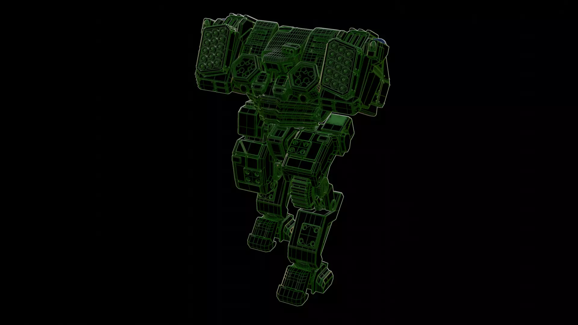 ChickenDog - Support Mecha 3D print model_0