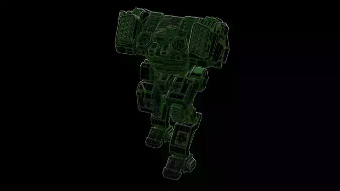 ChickenDog - Support Mecha 3D print model