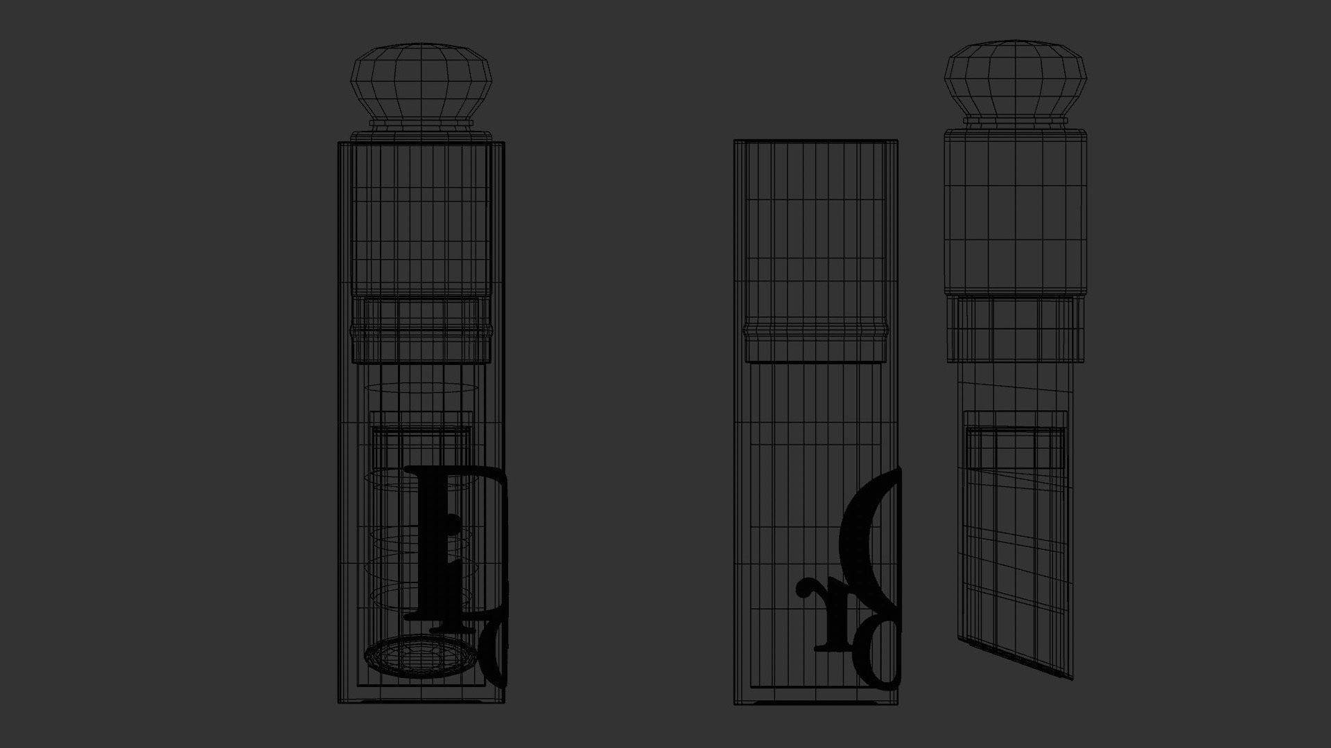 Lipstick DIOR - Addict LipGlow 3D model_2