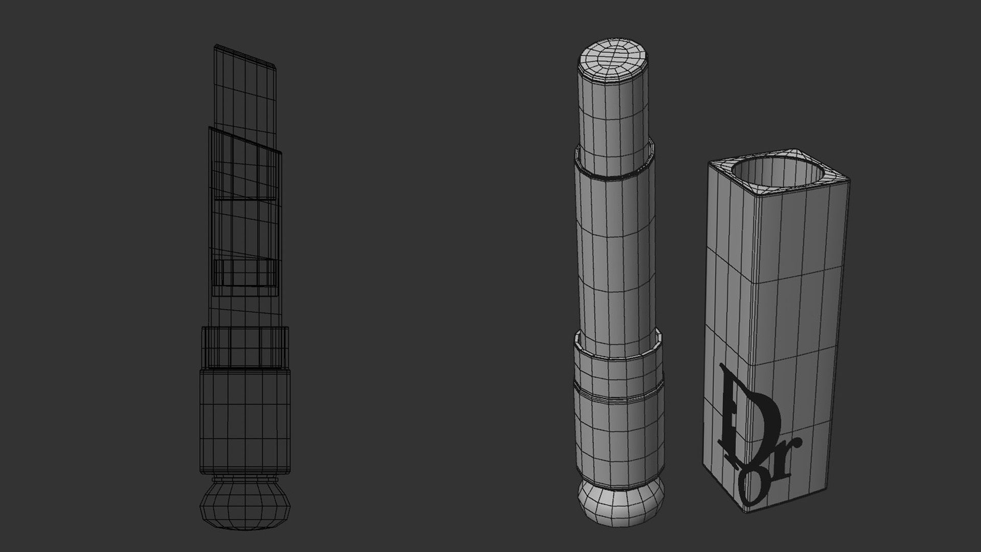 Lipstick DIOR - Addict LipGlow 3D model_3