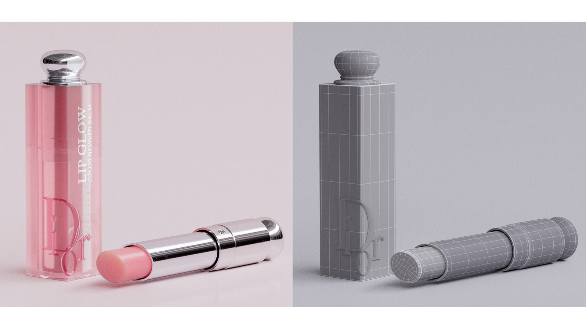 Lipstick DIOR - Addict LipGlow 3D model_1